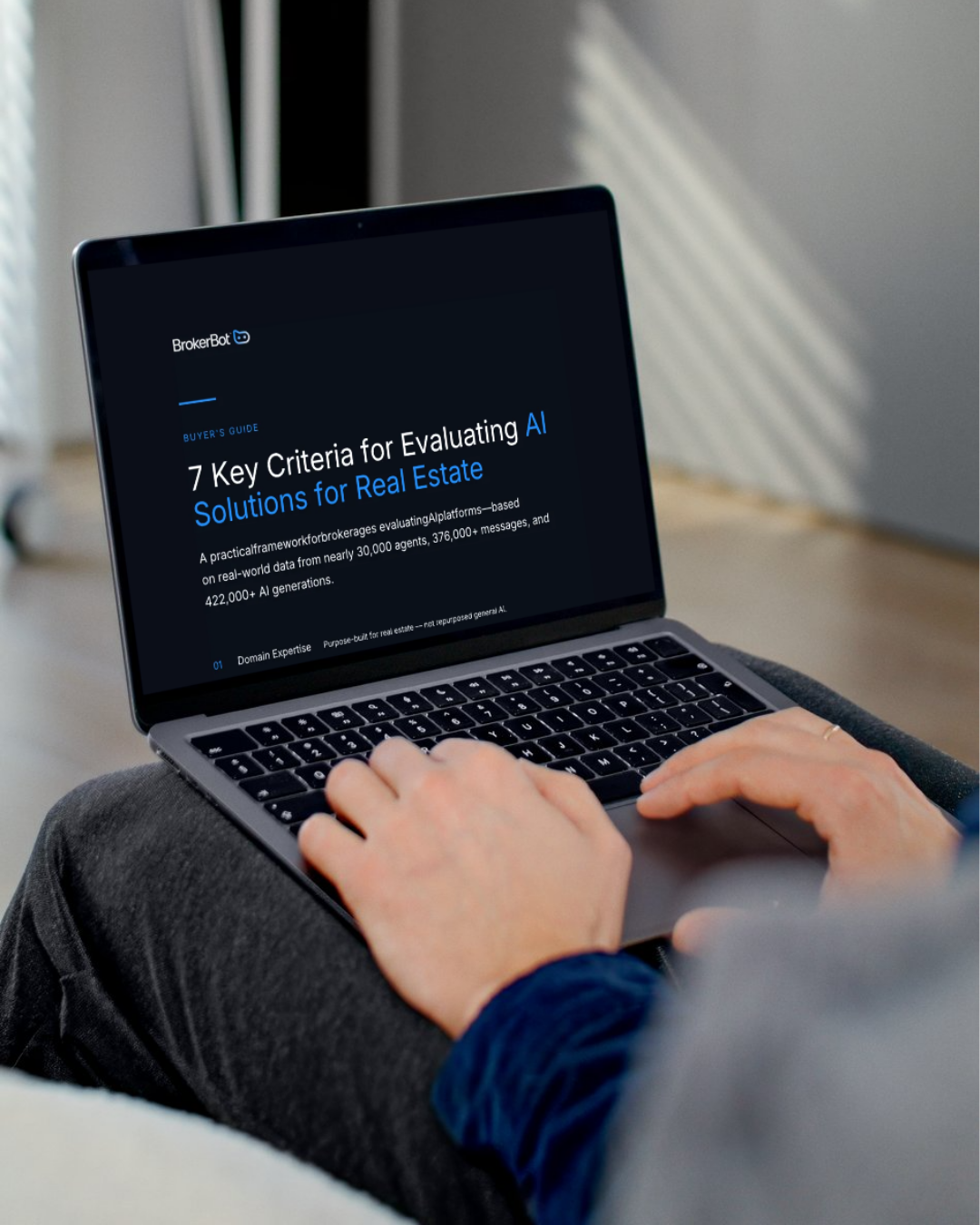 7 Key Criteria for Evaluating AI Solutions for Real Estate — guide cover
