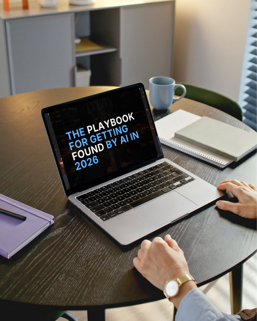 The Playbook for Getting Found by AI in 2026 — guide cover